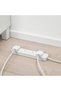 KOPPLA 4-way socket - earthed/white - 2