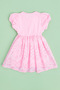 Embroidered Detailed Bowknot Girl's Dress - 5