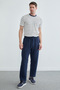 Elastic Waist Muslin Fabric Trousers - 5