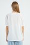 Peach Printed Crew Neck Casual T-Shirt - 7