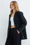 Bow-Tie and Stone-Decorated Single-Button Jacket - 5