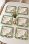6-Piece Ruffled American Service Plate Set – Cream Color Stylish and Decorative Table Presentation Set - 2