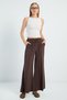 Elastic Waist Lace-Up Trousers - 2