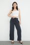 Elastic Waist Pocket Palazzo Trousers - 3