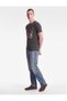 Cotton Short Sleeve Washable Crew Neck Slim Fit T-Shirt with Back Print - 2
