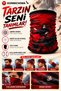 Naruto İtachi̇ Printed Bandana Anime Face Mask and Neck Gaiter and Daily and Motorcycle Use Uv Protection Multi-Purpose Neck Gaiter