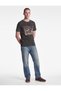 Cotton Short Sleeve Washable Crew Neck Slim Fit T-Shirt with Back Print