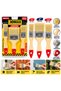 3 Piece Paint Trimming Brush Set No-1- 1.5 -2 () Glbl-Stl57839 - 2