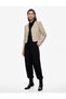 Viscose Blended High Waist Pocketed Elastic Cuffed Harem Pants - 2