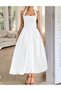 Rochie medie, Alb - 6