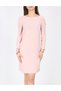 Rochie scurta, Roz pudra - 4