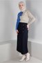 COLLAR TIE TWO COLOR KNITWEAR SWEATER 43187 - 4