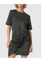 Rochie scurta, Negru - 4