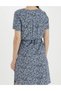 Rochie scurta, Albastru - 3