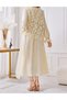Rochie lunga, Crem - 4