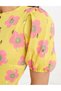 Rochie scurta, Galben - 3