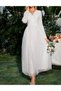 Rochie lunga, Alb - 3