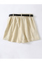 Pantaloni scurti, Ecru - 2