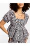 Top, Negru/Roz