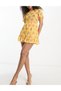 Rochie scurta, Galben