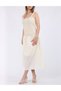 Rochie medie, Crem - 5
