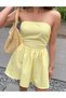 Rochie scurta, Galben