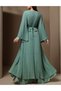 Rochie lunga, Verde - 3