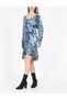 Rochie scurta, Floral print - 4