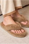 Women'S, Plush, Flip-Flop Style, Soft Furry, Comfortable Sole House Slippers