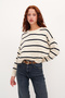 Striped Knitwear Sweater K10328