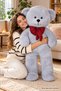 120 Big Teddy Bears with Bow Ties - Large Size, New Design