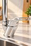 Chrome Mix Swan Spout Kitchen Sink Faucet with Playable Aerator - 3