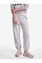 Comfortable Fit Sportswear Barrel Cut Jogger Sweatpants with Raised Pockets and Waist Tie - 3