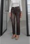 Brown Washed Short Cut Bell Bottom Jeans - 3
