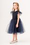 Tulle Girls Kpl Dress Mnk0526 Dark Navy Blue - 4
