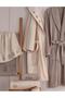 6 Piece 3D Embroidered Premium Bamboo Family Bathrobe Set (Contains 70% Bamboo Fiber) - 6