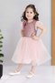 Tulle Girl's Kpl Dress Mnk0526 Pink - 2