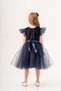 Tulle Girls Kpl Dress Mnk0526 Dark Navy Blue - 6