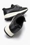 Women's casual shoes black shiny - 5