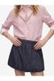 Relaxed Fit Long-Sleeve Classic-Collar Poplin Striped Shirt - 2