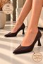 Women's Heeled Stiletto Pointed Toe Special Design Stylish Classic Daily Shoes - 3