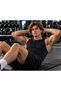 Basic Comfortable Cut Skirt Oval Cut Athlete's Undershirt - 3