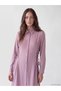 Sparkling Choices from Shining Store Modal Blend Shirt Dress with Tie-Up Detail - 3