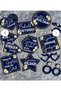 13-Piece Navy Blue Wedding Engagement and Henna Night Fun Stickable Speech Bubbles Bachelorette Bride to Be Photo Shoot Handheld Banner Promise Engagement Themed Speech Bubbles 13-Pack - Decorative Party Ornament - 4