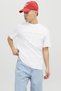 Men's T-Shirt Crew Neck Strappy White - 3