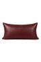 Bordeaux Leather Throw Pillow Cover - Leather Fabric Single Decorative Throw Pillow Cover - 2