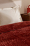 Joena Terracotta Double Blanket - 4
