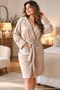 Pabtex Women's Niki Velvet Dressing Gown – Robe Design with Ears, Comfortable and Stylish Winter Model - 2