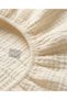 Ecru Muslin Fitted Baby Sheet, 100% Cotton, Soft Texture, Crib Sheet.