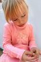 Girls' Long Sleeve Dress with Floral Print and Tulle, 2-6 Years, Pink - 3